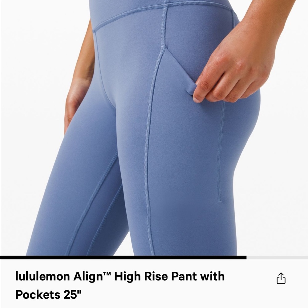 Lululemon align pants water drop